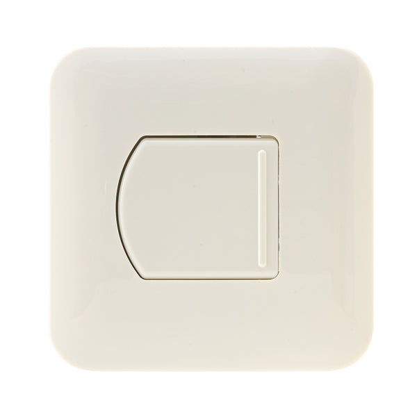 光陽産業 丸化粧穴プレート アイボリー G858-KPI【お取り寄せ商品】