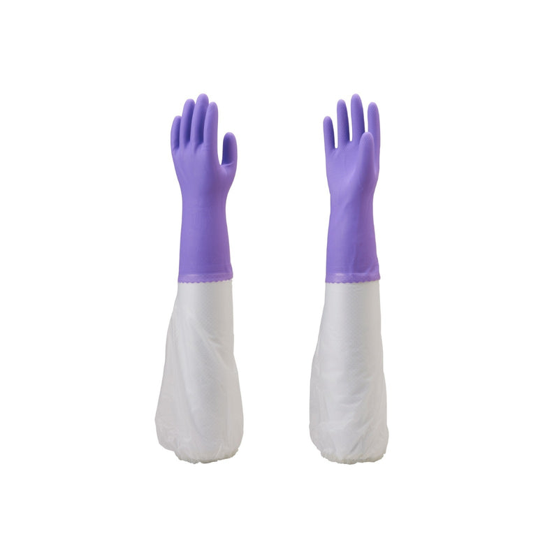 ショーワグローブ 腕カバー付ニュー厚手 140 L バイオレット