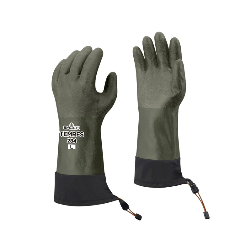 ショーワグローブ 防寒テムレス カフ 284 L オリーブグリーン タグ付