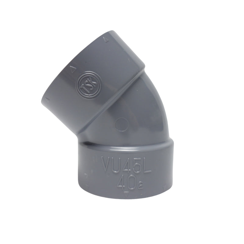 東栄管機 VU継手 45゜エルボ 呼び径40