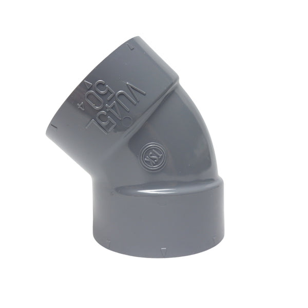 東栄管機 VU継手 45゜エルボ 呼び径50