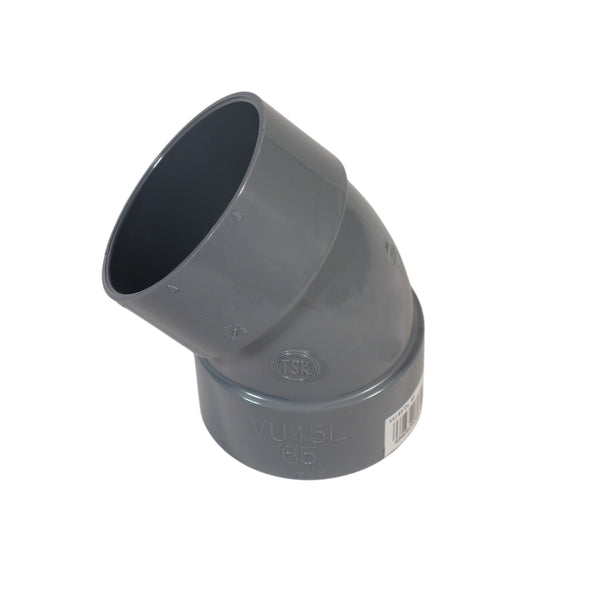 東栄管機 VU継手 45゜エルボ 呼び径65