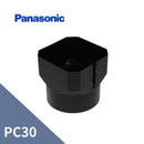 パナソニック PC30 角丸継手 ブラック MQC6861