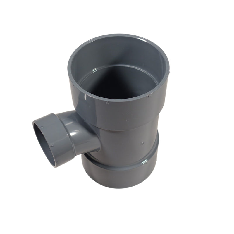 東栄管機 VU継手 90゜ 大曲りY 異径チーズ 呼び径100X50