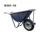 【法人限定】アイネット スチール一輪車 巾狭 タイヤセット