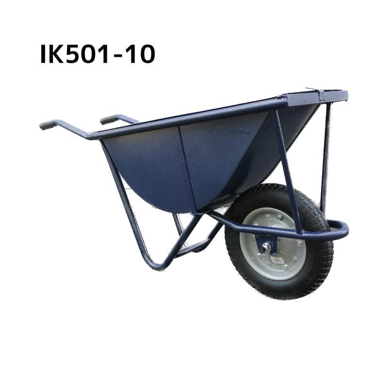 【法人限定】アイネット スチール一輪車 巾狭 タイヤセット