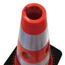 CAR BOY 穴あきコーン レッド CHRK-700RE／ブルー CHRK-700BL／グリーンイエロー CHRK-700GY 1個 水害 災害 テロ対策 PVC SDGs