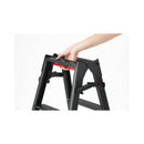 長谷川工業 梯子兼用脚立台 ブラック RHB-21