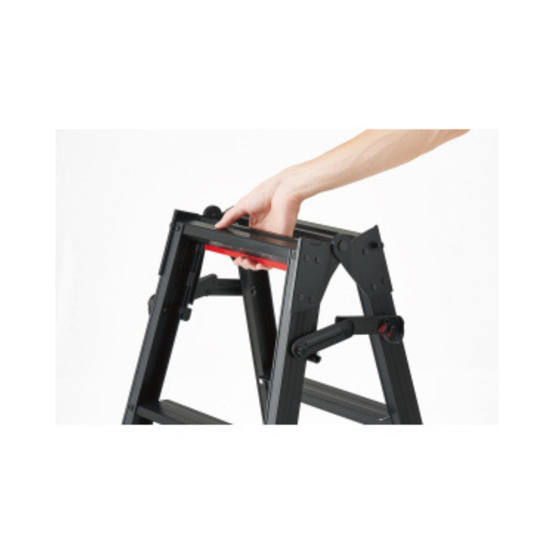 長谷川工業 梯子兼用脚立台 ブラック RHB-15