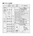 SANEI 節水シャワーセット レイニーメタリック PS303-CTMA-CD