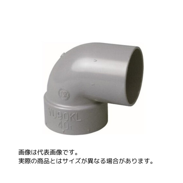 前澤化成工業 VU継手 90° 片受エルボ 呼び径75