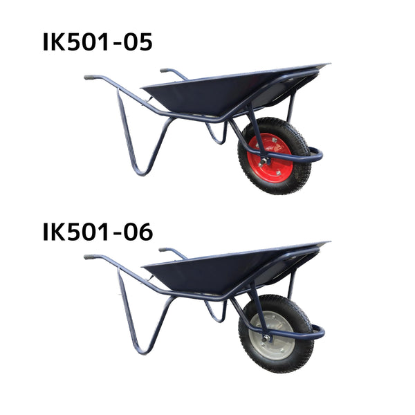 【法人限定】アイネット スチール一輪車 2切 タイヤセット