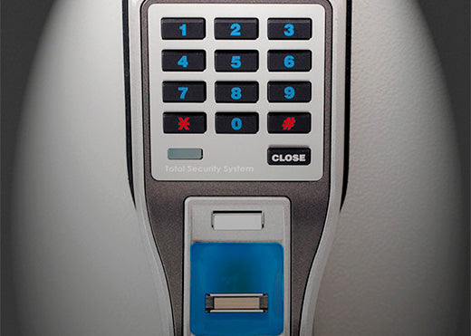 エーコー インテリアデザイン金庫 GUARD MASTER  2マルチロック式 テンキー式+指紋照合式 OSS-FE