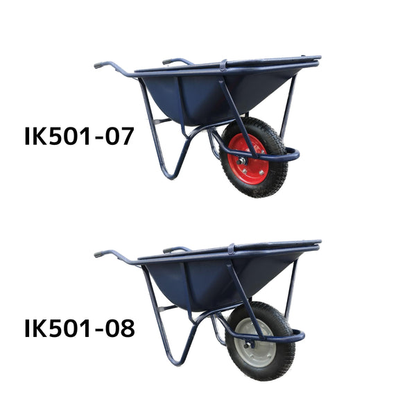 【法人限定】アイネット スチール一輪車3切 タイヤセット