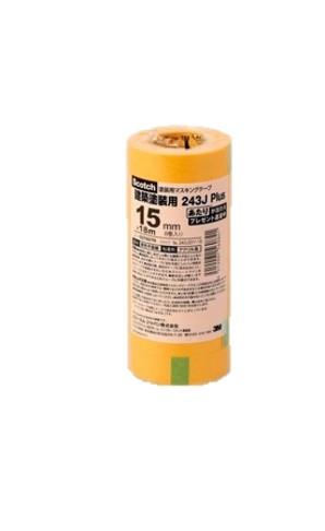 スリーエムジャパン マスキングテープ塗装用 幅15mmX長さ18m 8巻入り 243JDIY-15