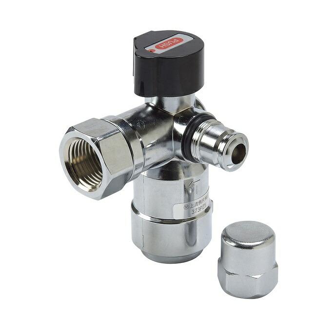 光陽産業 検査孔付フレキ ＵＬネジガス栓 １５Ａ ＧＢ３７３ＰＺ５－１５