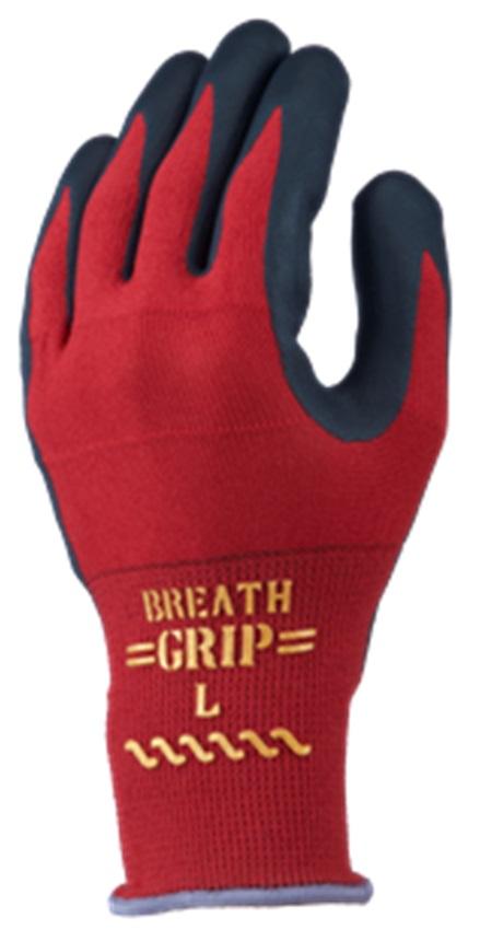 ショーワグローブ ブレスグリップ type-R レッド 380R M