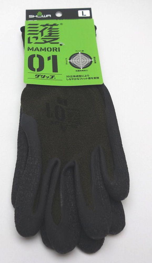 ショーワグローブ 護(MAMORI) 01グリップ Lサイズ ODグリーン