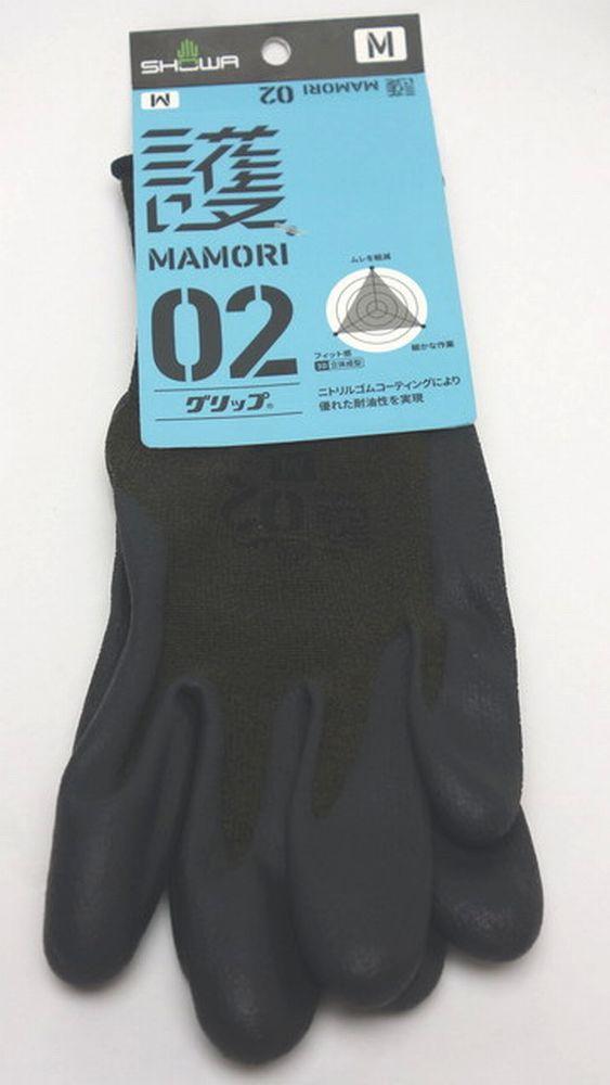 ショーワグローブ 護(MAMORI) 02グリップ Mサイズ ODグリーン