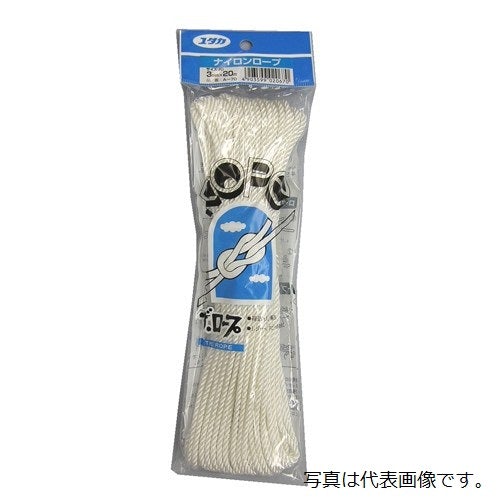 ユタカメイク ナイロンロープ 6mmX10m A-73