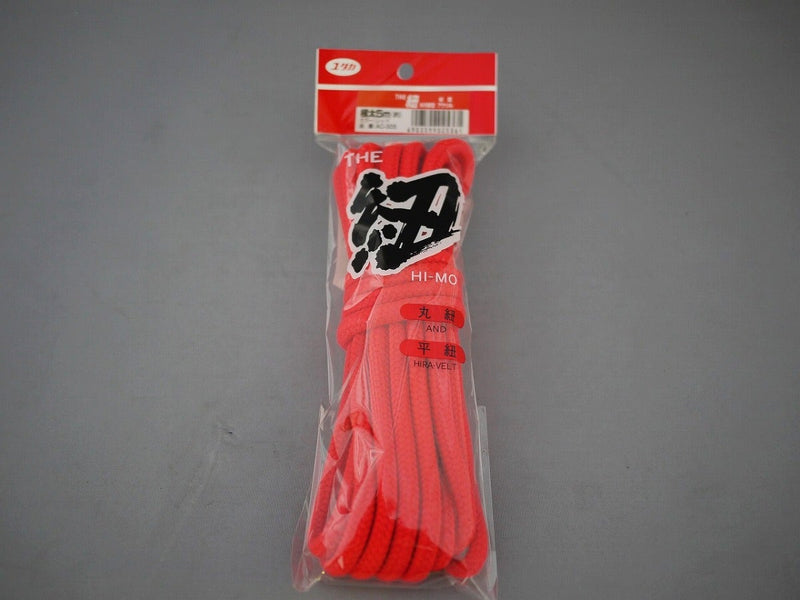 ユタカメイク アクリル紐 極太 9mmX5m レッド AC-305