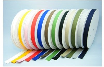 ユタカメイク アクリル平ベルト ドラム巻 ブラック 30mmx25m AB-312