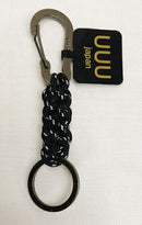 三友産業 クランクステッチキーリングリフレクティブブラック UUU-0104 3mm×80cm