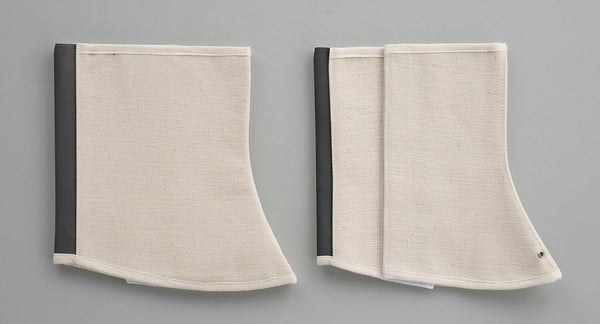 富士グローブ CAN-408 帆布足カバーマジック式ゴム・フック付 10足セット Ｌ 0428 ※お取り寄せ商品です※