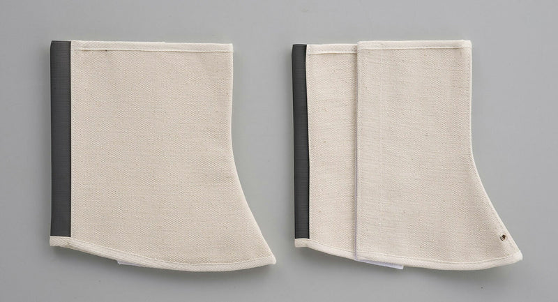 富士グローブ CAN-408 帆布足カバーマジック式ゴム・フック付 10足セット Ｌ 0428 ※お取り寄せ商品です※