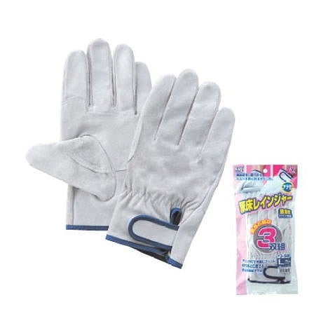 富士グローブ 豚皮レインジャー型 #3-500 3双組 L