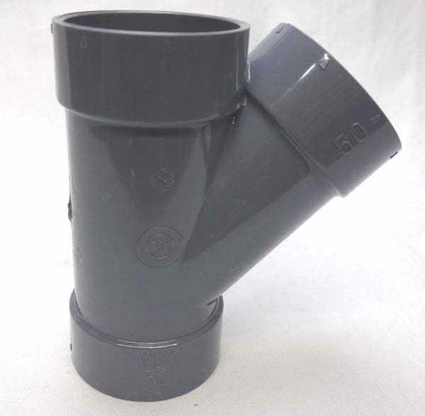 東栄管機 VU継手 45゜Ｙ エルボ 呼び径50