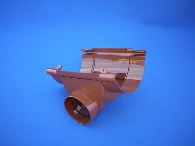 パナソニック ハイ丸 Ｎ型集水器 赤 アイアン丸・ハイ丸105Xたてとい60 KQ4349