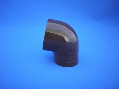 パナソニック ハイ丸 異径エルボ 新茶 60X55 KQ5581