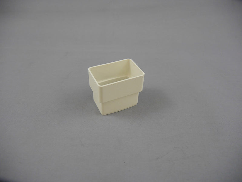 ダイコー化学工業 エクステリア用雨とい 角ストレートジョイナー ホワイト 45X30