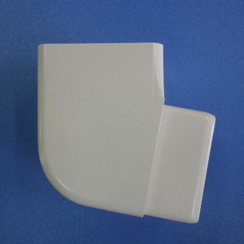 ダイコー化学工業 エクステリア用雨とい 角横エルボ ホワイト 45X30