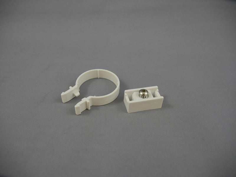 ダイコー化学工業 エクステリア用雨とい 丸サドルバンド受 ホワイト 42型ビス付