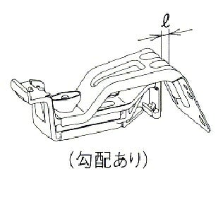 パナソニック シビルスケア PC50 吊金具 正面打 35〜60mm出 3寸勾配 正面打 MQC99363P