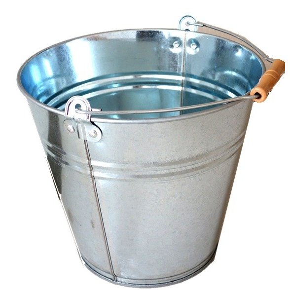 アイネット ブリキバケツ 10L IK509-04