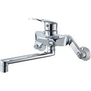 SANEI 壁付シングルレバー混合栓 寒冷地仕様 K1712E2K-13　【すぐに施工出来ます！5mシールテープおまけ付】