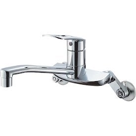 SANEI 壁付シングルレバー混合栓 寒冷地仕様 K2710EK-13　【すぐに施工出来ます！5mシールテープおまけ付】
