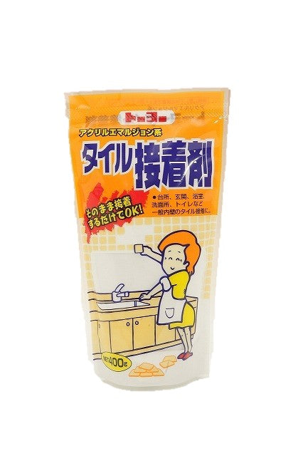 トーヨーマテラン スタンドタイプ タイル接着剤 400g ホワイト