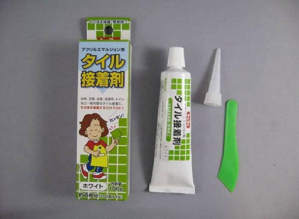 トーヨーマテラン タイル接着材 ホワイト 100g