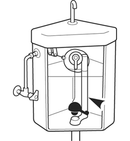 SANEI ロータンクサイフォン PH84-32